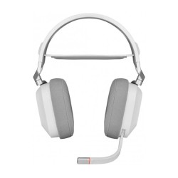 Słuchawki bezprzewodowe HS80 RGB Gaming Spatial Audio białe | PartsPC.pl