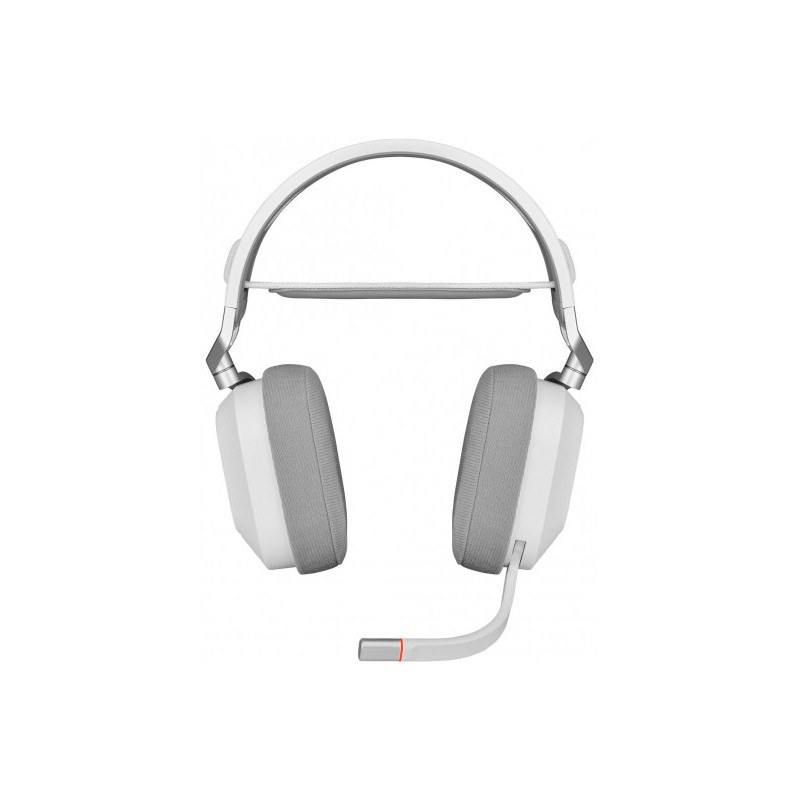 Słuchawki bezprzewodowe HS80 RGB Gaming Spatial Audio białe | PartsPC.pl