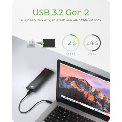 Obudowa dysku SSD IB-1807MT-C31 M.2 NVMe, USB 3.2(Gen2) Type… | PartsPC.pl