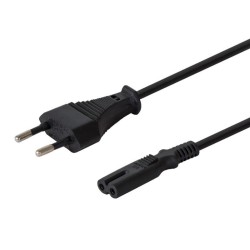 Kabel zasilający ósemka 2pin 1,2m, wielopak 10 szt. CL-97 | PartsPC.pl