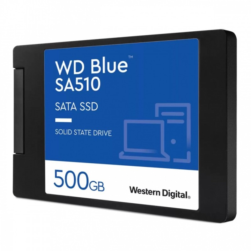 Dysk SSD WD Blue 500GB SA510 2,5 cala WDS500G3B0A | PartsPC.pl