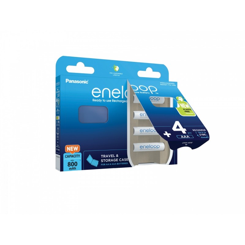 Akumulator Eneloop AAA 800 mAh 4 szt + pudełko | PartsPC.pl