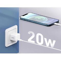 PA-F5 OEM White Mini ładowarka sieciowa 1xUSB-C 20W PD Power… | PartsPC.pl