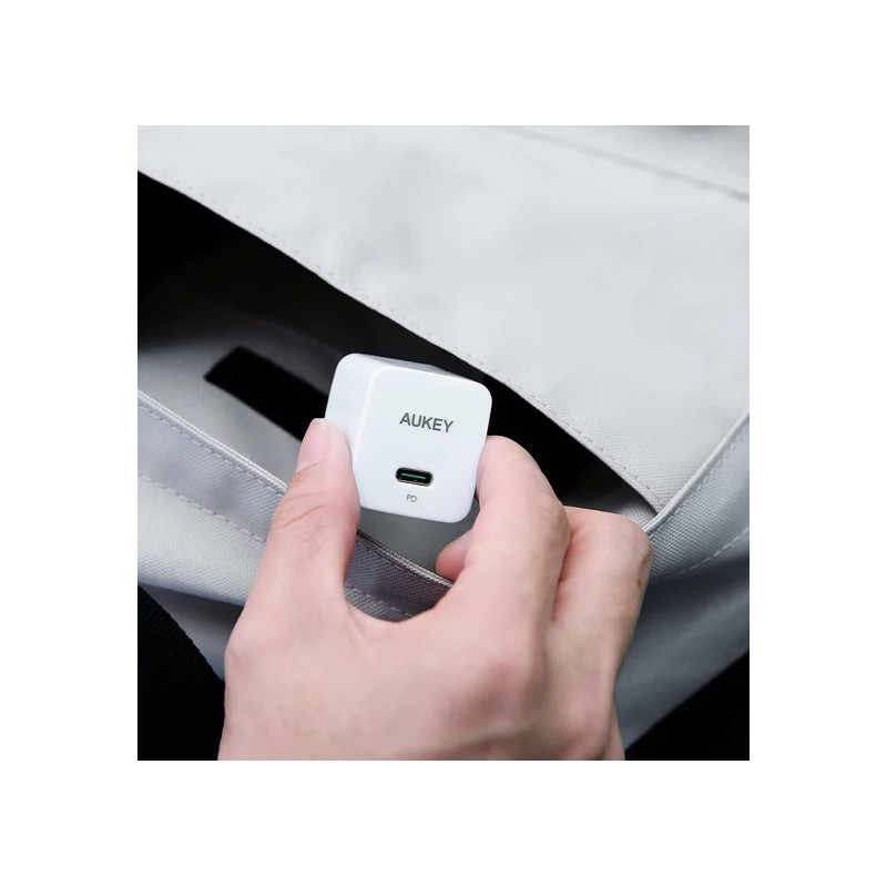 PA-Y20S White Mini ładowarka sieciowa 1xUSB-C 20W PD Power D… | PartsPC.pl