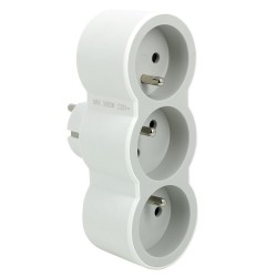 Rozgałęźnik 3x2P+Z B/S 049433 | PartsPC.pl