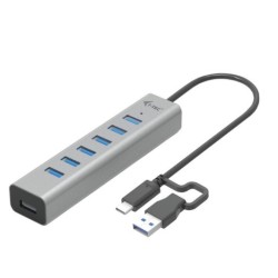 Hub USB-C Charging Metal HUB 7 Port | PartsPC.pl