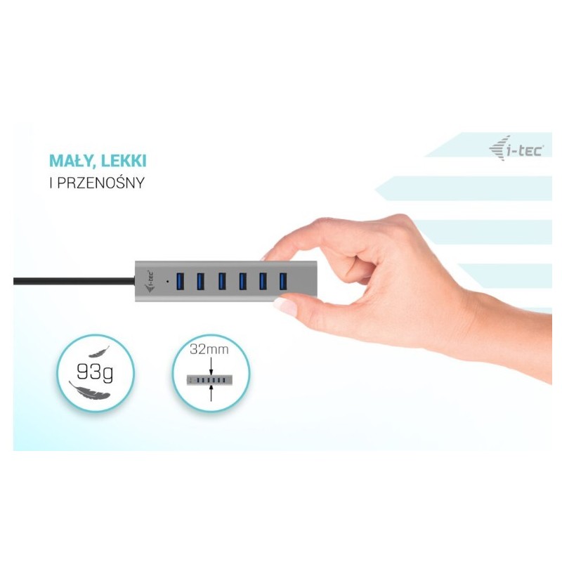 Hub USB-C Charging Metal HUB 7 Port | PartsPC.pl