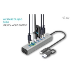 Hub USB-C Charging Metal HUB 7 Port | PartsPC.pl