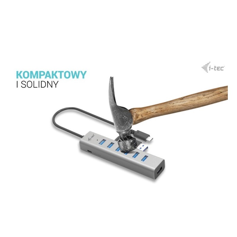 Hub USB-C Charging Metal HUB 7 Port | PartsPC.pl