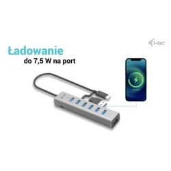 Hub USB-C Charging Metal HUB 7 Port | PartsPC.pl