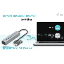 Hub USB-C Charging Metal HUB 7 Port | PartsPC.pl