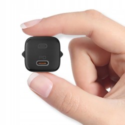 PA-B1 Black Omnia Mini Ładowarka sieciowa 1xUSB-C Power Deli… | PartsPC.pl
