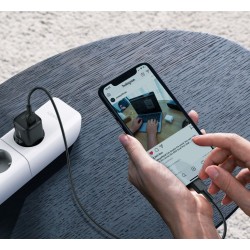 PA-B1 Black Omnia Mini Ładowarka sieciowa 1xUSB-C Power Deli… | PartsPC.pl