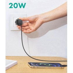 PA-B1 Black Omnia Mini Ładowarka sieciowa 1xUSB-C Power Deli… | PartsPC.pl