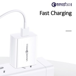 Ładowarka sieciowa T22 18W QC 3.0 kabel USB-C | PartsPC.pl