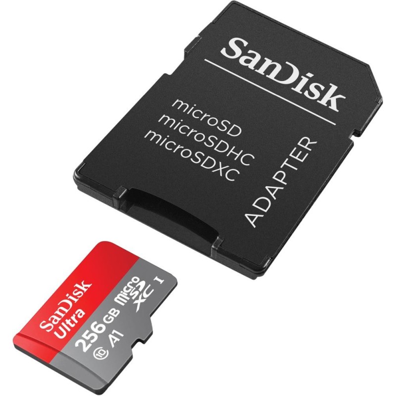 Ultra microSDXC 256GB 150MB/s A1 + Adapter SD | PartsPC.pl