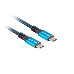 Kabel USB-C M/M USB4 1.2m 100W 8K 60HZ czarno-niebieski | PartsPC.pl