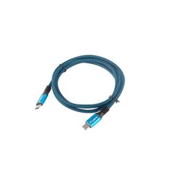 Kabel USB-C M/M USB4 1.2m 100W 8K 60HZ czarno-niebieski | PartsPC.pl