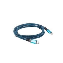 Kabel USB-C M/M USB4 1.2m 100W 8K 60HZ czarno-niebieski | PartsPC.pl