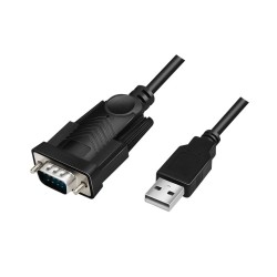 Adapter USB do portu szeregowego DB9, 1.5m | PartsPC.pl
