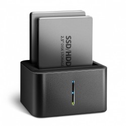 ADSA-D25 MINI stacja dokująca USB 3.2 Gen 1 - 2x SATA 6G 2.5… | PartsPC.pl