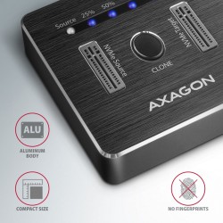 ADSA-M2C Stacja dokująca, USB-C 3.2 Gen 2 - 2x M.2 NVMe SSD … | PartsPC.pl