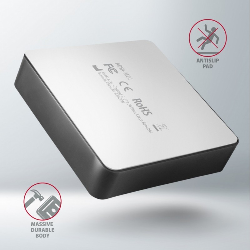 ADSA-M2C Stacja dokująca, USB-C 3.2 Gen 2 - 2x M.2 NVMe SSD … | PartsPC.pl