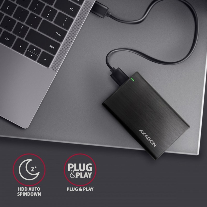 EE25-A6M Bezśrubowa aluminiowa obudowa zewnętrzna USB 3.2 Ge… | PartsPC.pl