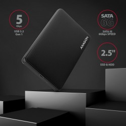 EE25-SLC Obudowa zewnętrzna plastikowa, bezśrubowa, USB-C 3.… | PartsPC.pl