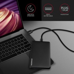 EE25-SLC Obudowa zewnętrzna plastikowa, bezśrubowa, USB-C 3.… | PartsPC.pl