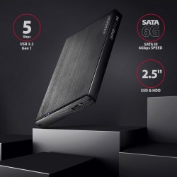 EE25-XA6 Obudowa zewnętrzna aluminiowa, USB 3.2 GEN 1 SATA 6… | PartsPC.pl