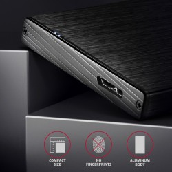 EE25-XA6 Obudowa zewnętrzna aluminiowa, USB 3.2 GEN 1 SATA 6… | PartsPC.pl