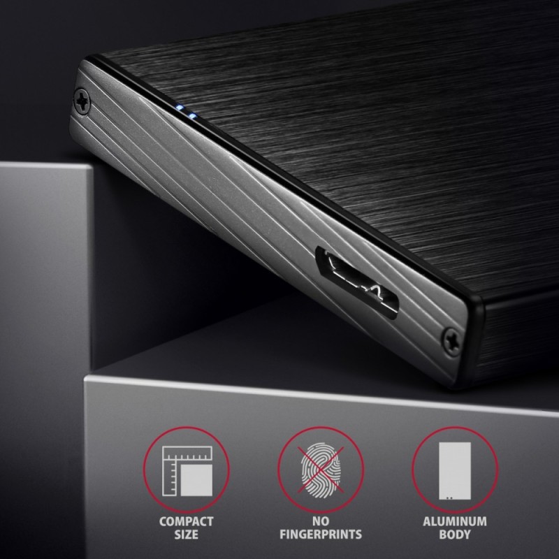EE25-XA6 Obudowa zewnętrzna aluminiowa, USB 3.2 GEN 1 SATA 6… | PartsPC.pl