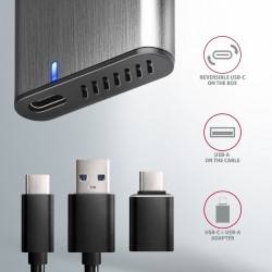 EEM2-SG2 Obudowa zewnętrzna aluminiowa bezśrubowa USB-C 3.2 … | PartsPC.pl