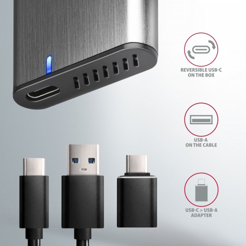 EEM2-SG2 Obudowa zewnętrzna aluminiowa bezśrubowa USB-C 3.2 … | PartsPC.pl