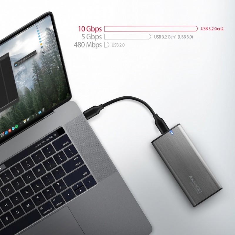 EEM2-SG2 Obudowa zewnętrzna aluminiowa bezśrubowa USB-C 3.2 … | PartsPC.pl