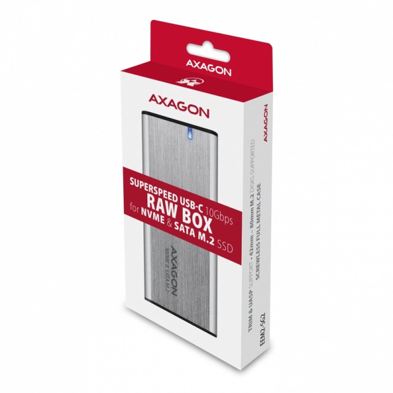 EEM2-SG2 Obudowa zewnętrzna aluminiowa bezśrubowa USB-C 3.2 … | PartsPC.pl