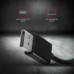 RVD-VGN Adapter DisplayPort -> VGA FullHD 1920x1200 | PartsPC.pl