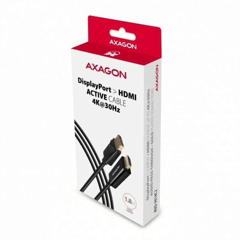 RVD-HI14C2 Adapter aktywny DisplayPort -> HDMI 1.4, 4K/30Hz,… | PartsPC.pl