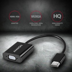 RVH-VGAN Adapter aktywny HDMI -> VGA FullHD, wyjście audio, … | PartsPC.pl