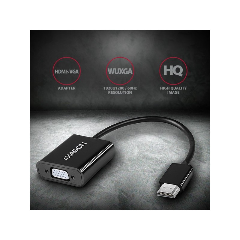RVH-VGAN Adapter aktywny HDMI -> VGA FullHD, wyjście audio, … | PartsPC.pl