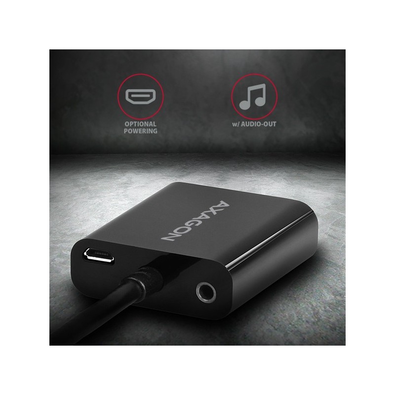 RVH-VGAN Adapter aktywny HDMI -> VGA FullHD, wyjście audio, … | PartsPC.pl