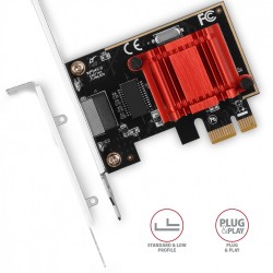 PCEE-GIX Karta sieciowa PCIe 1x Gigabit Ethernet port (RJ-45… | PartsPC.pl