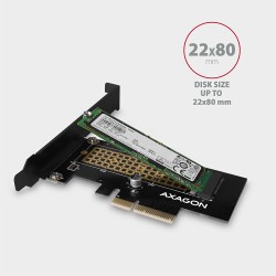 PCEM2-N Adapter wewnetrzny PCIe x4, 1x M.2 NVMe M-key slot, … | PartsPC.pl
