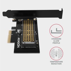PCEM2-N Adapter wewnetrzny PCIe x4, 1x M.2 NVMe M-key slot, … | PartsPC.pl