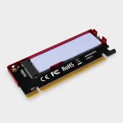 PCEM2-S Adapter wewnętrzny PCIe x16, 1x M.2 NVMe M-key slot … | PartsPC.pl