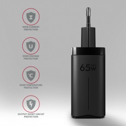 ACU-DPQ65 Ładowarka sieciowa, GaN 65W, 3x port (USB-A + dual… | PartsPC.pl