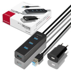 HUE-S2BP Hub 4-portowy USB 3.2 Gen 1 charging hub 1.2m   kab… | PartsPC.pl