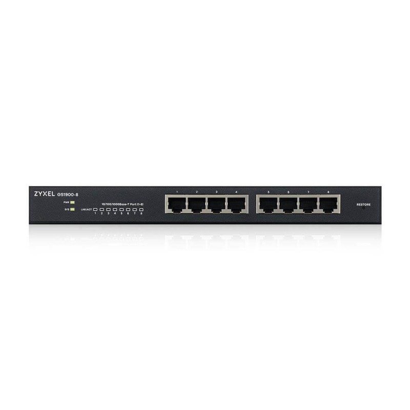 Przełącznik zarządzalny GS-1900-8 switch 8x1GbE RJ-45 | PartsPC.pl