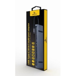 Hub USB-C PD GbE VGA HDMI 3xUSB 3.1 czytnik kart SD | PartsPC.pl